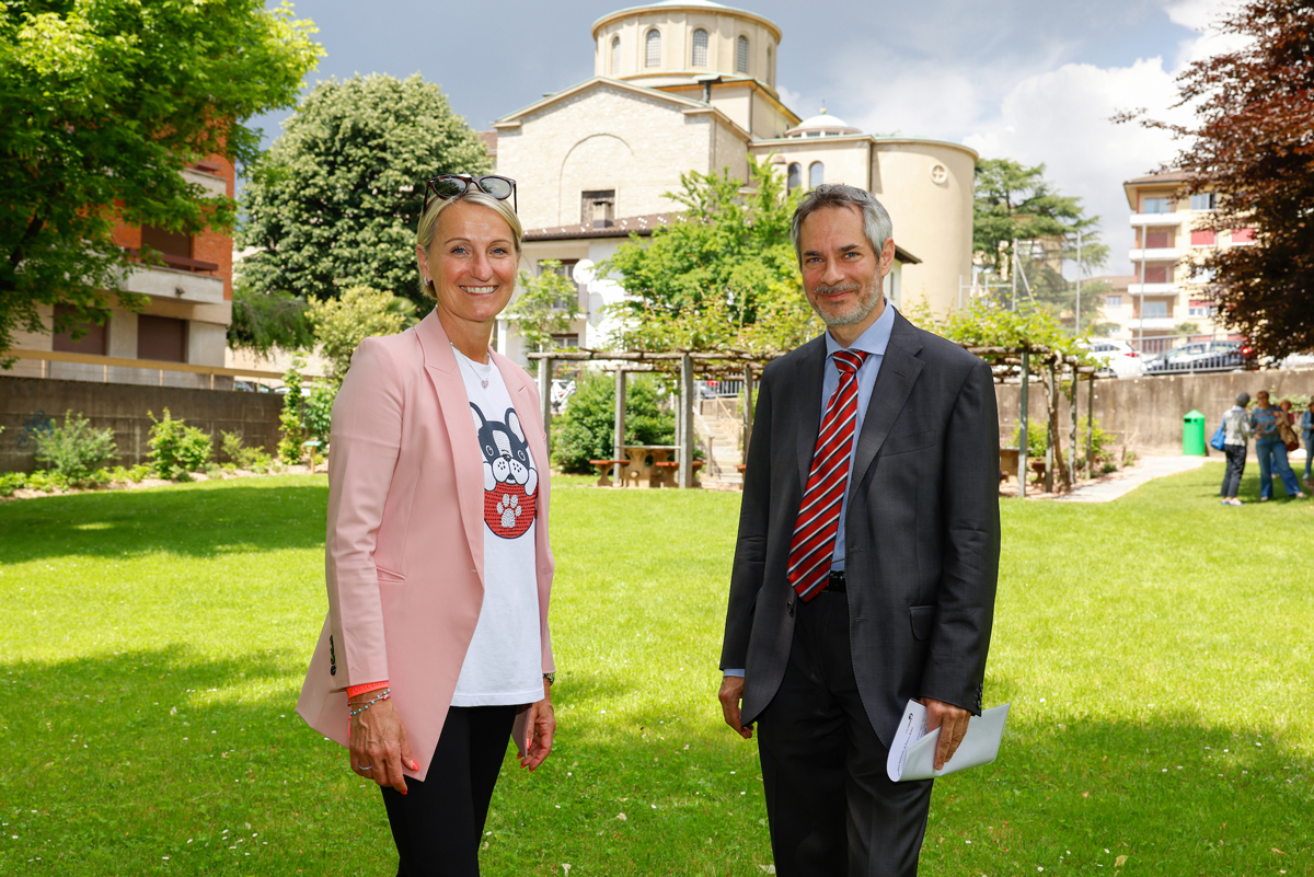 Karin Valenzano Rossi, Municipale e Daniel Ponti, Presidente di Pro Natura Ticino